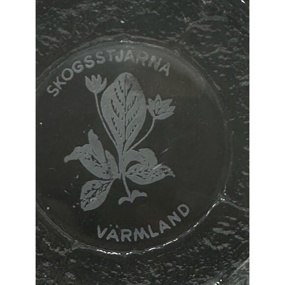 Vtg Kosta Boda Bowl Swedish Glass stamped Rhapsody couples Art 1980 Kjell Engman - Picture 3 of 13